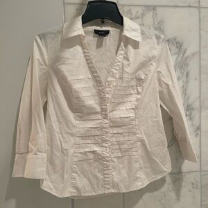 Alfani white button down